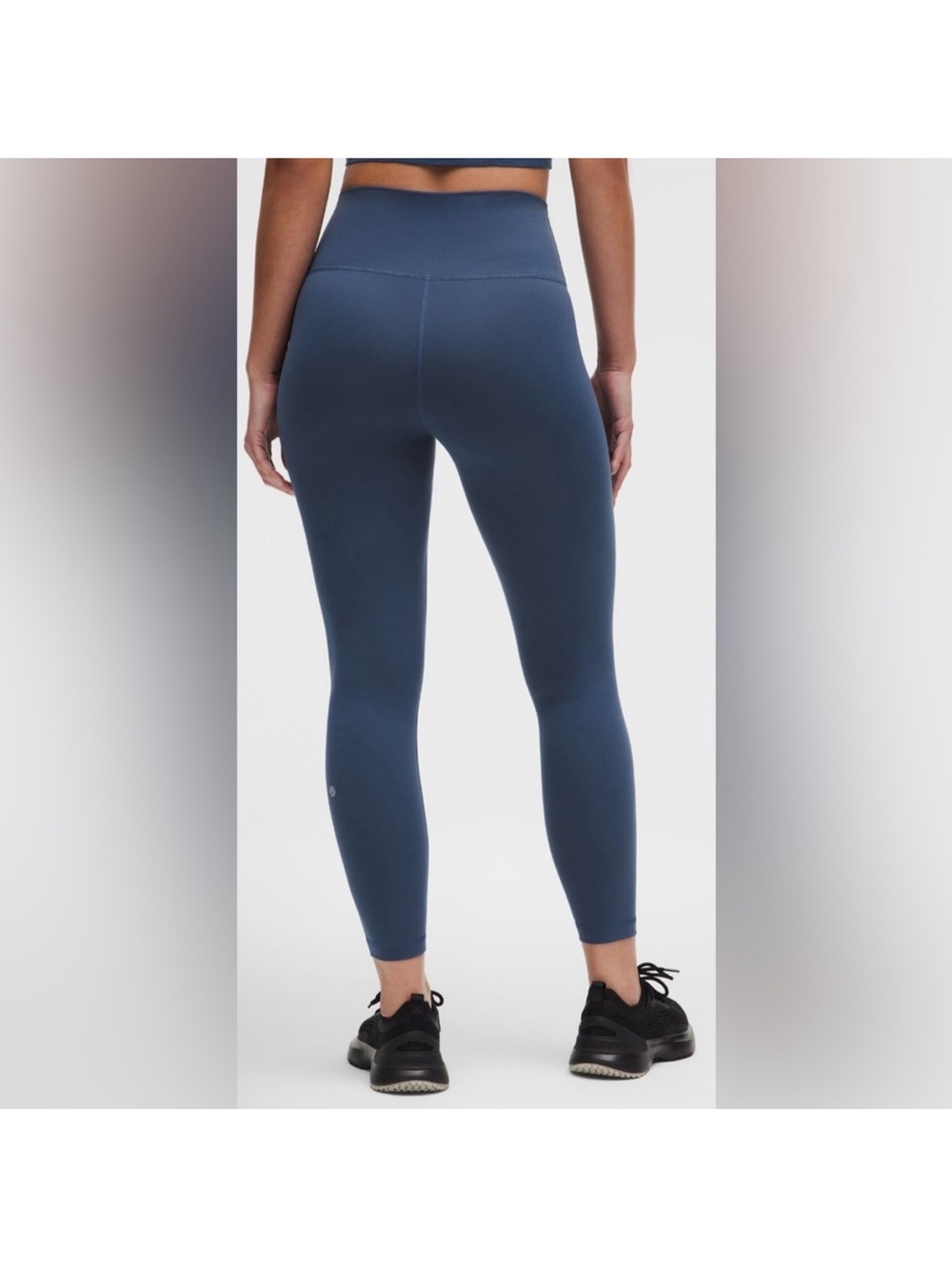 Lululemon Wunder Train High-Rise Tight 25" Blue Twill